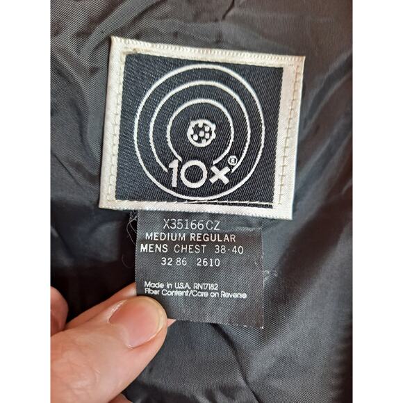 10x Men's Orange Camo Hooded Gore-Tex Full Zip Reversible Hunting Jacket Size M - Picture 6 of 16